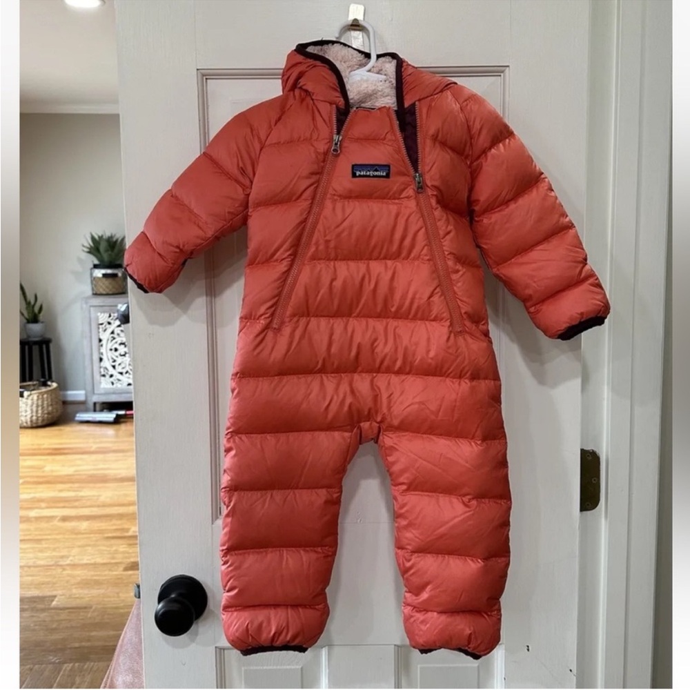 Baby Patagonia bunting down puffer winter snow suit 3-6m